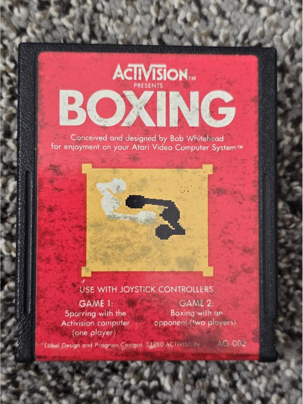 Activision Boxing Atari 2600 Video Game Cartridge